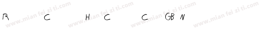 Reeji-CloudHeiChaoCu-GB Normal字体转换